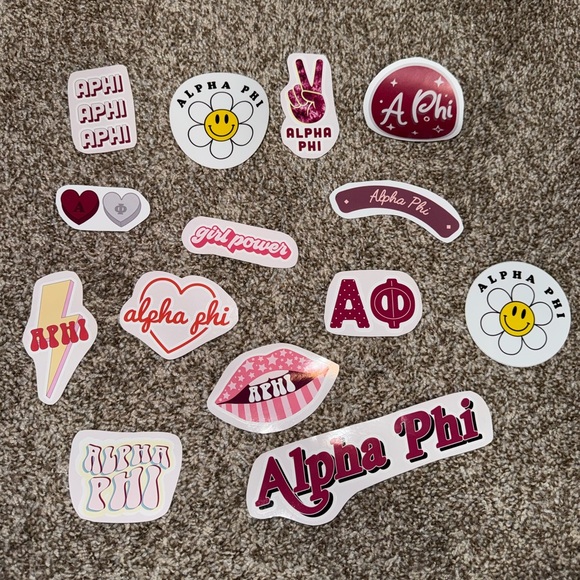 Other - Alpha Phi Sorority Stickers